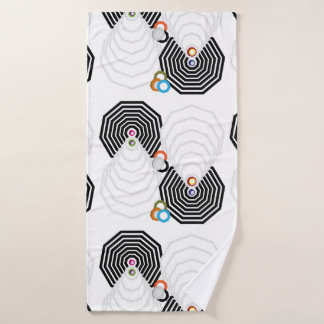 Conjunto de Toalhas de Banho Formas e Cores