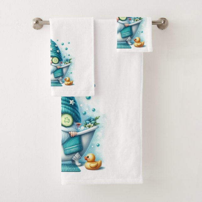 Conjunto de Toalhas de Banho Gnome - Mão, Banho, T (Insitu)