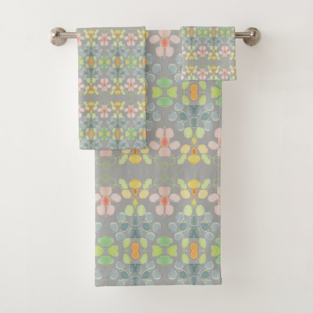 Conjunto de Toalhas de Banho Moderno da cinza (Insitu)