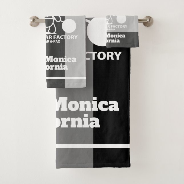 Conjunto de Toalhas de Banho MONO 2020 da Fábrica  (Insitu)