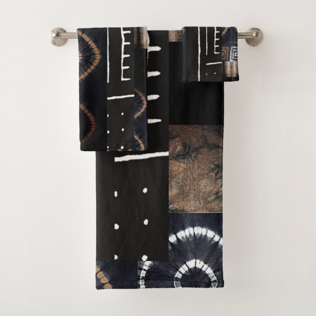 Conjunto de Toalhas de Banho Nubian • Afrocentric (Insitu)