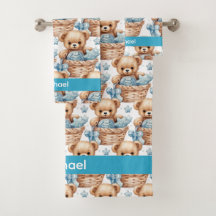Conjunto de Toalhas de Banho para Bebês e Crianças