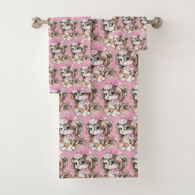 Conjunto de Toalhas de Banho para Cachorrinho (Insitu)
