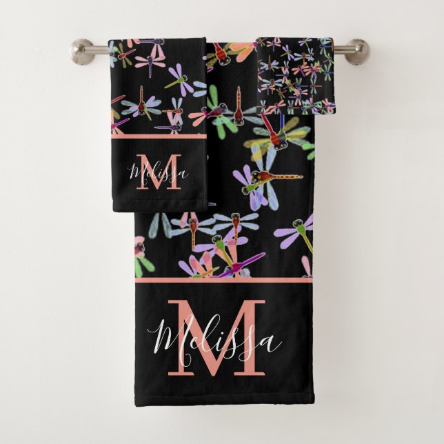 Conjunto de toalhas de banho personalizadas com li (Insitu)
