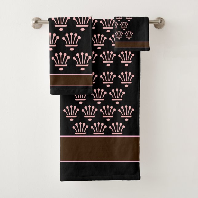 Conjunto de Toalhas de Banho Presente Coroas Flora (Insitu)