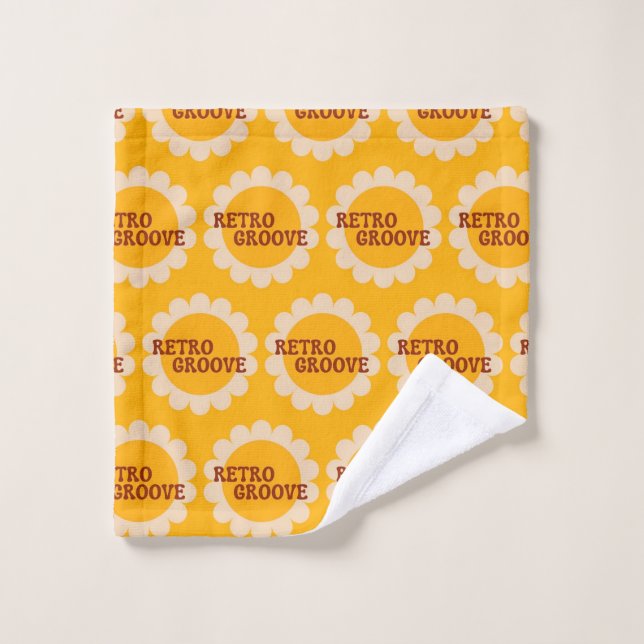 Conjunto de Toalhas de Banho Retro Groove (Pano de lavar)