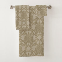 Conjunto de Toalhas de Banho Tartaruga Marinho Cin