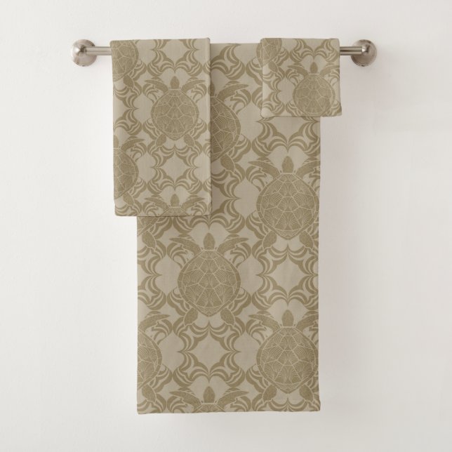 Conjunto de Toalhas de Banho Tartaruga Marinho Cin (Insitu)