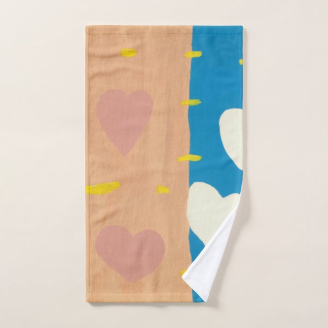 Conjunto de Toalhas de Banho Vento de Amor (Toalha de mão)