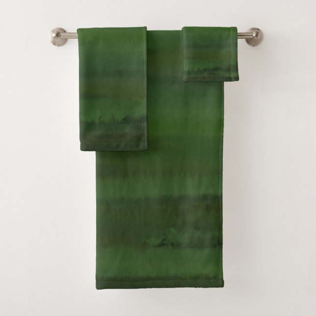 Conjunto de Toalhas de Banho Verde é Minha Cor Fav (Insitu)
