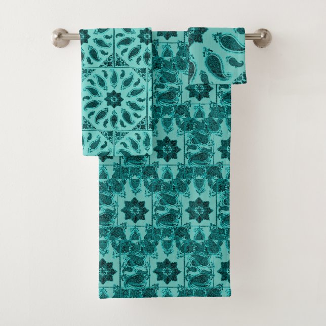 Conjunto de toalhas de banho Zocalo by megyarsh (Insitu)