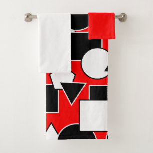 Conjunto de Toalhas de Bath Collage Bauhaus