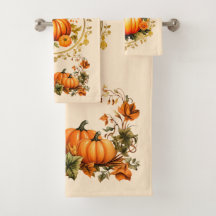 Conjunto de Toalhas de Bomba de outono