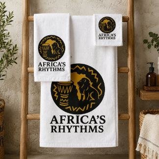 Conjunto de Toalhas de Dança de Tambor Tribal Afri