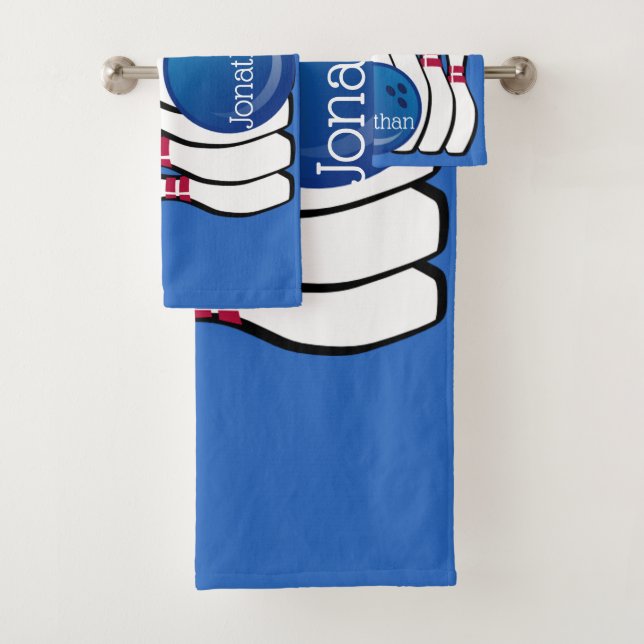 Conjunto de toalhas de Design da boliche (Insitu)