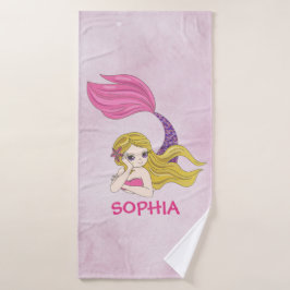 Conjunto de toalhas de Design de Mermaid
