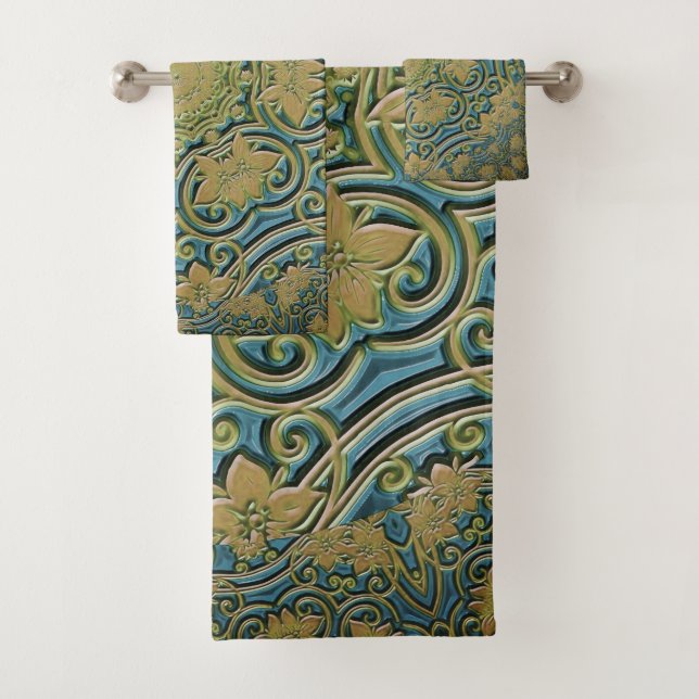 Conjunto de Toalhas de Design Europeu Elegante (Insitu)