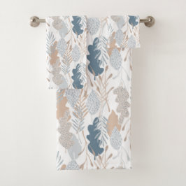 Conjunto de Toalhas de Folhagem de Outono