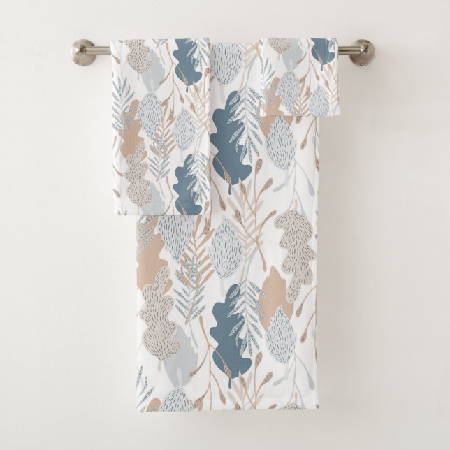 Conjunto de Toalhas de Folhagem de Outono (Insitu)