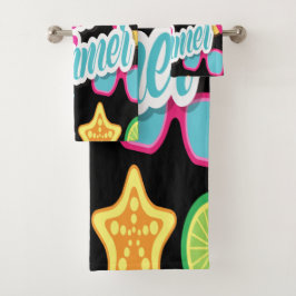 Conjunto de toalhas de Fruta de Design multicores