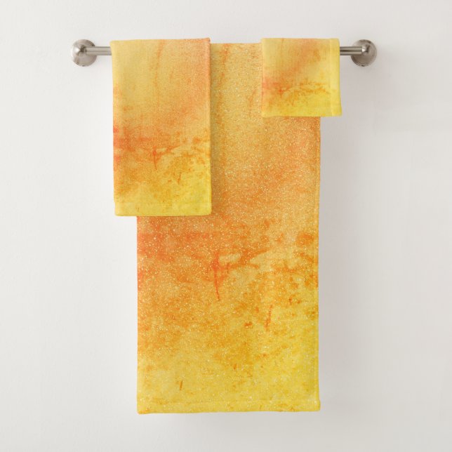 Conjunto de Toalhas de Luxo com Gradiente Sunset (Insitu)