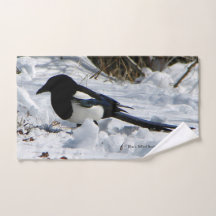 Conjunto de toalhas de Magpie de Montanha Rochosa