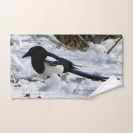 Conjunto de toalhas de Magpie de Montanha Rochosa 