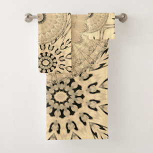 Conjunto de toalhas de Mandala kaleidoscope