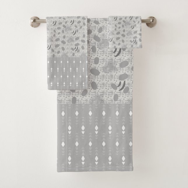 Conjunto de Toalhas de Miçangas de Cinzas Motif (Insitu)