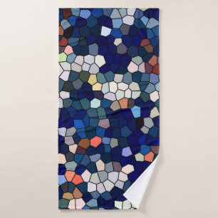 Conjunto de toalhas de mosaico