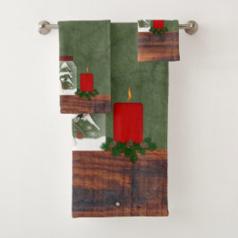 Conjunto de toalhas de Natal