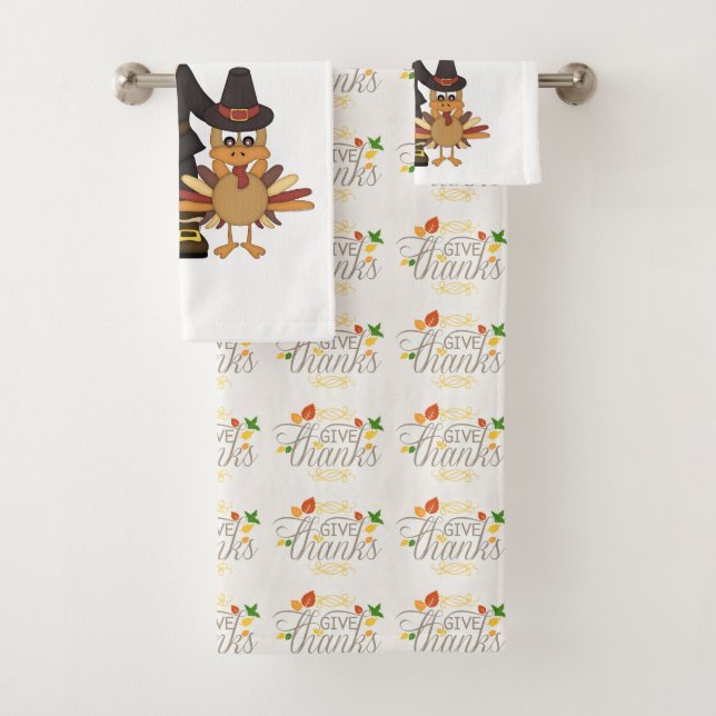 Conjunto De Toalhas Dê obrigados (Insitu)