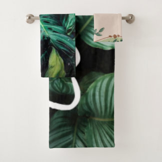 Conjunto de Toalhas de Plantas