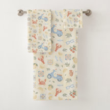 Conjunto de Toalhas de Praia de Verão Mediterrâneo