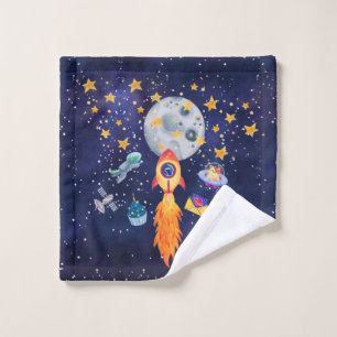 Conjunto de Toalhas de Rocketship Kids Blast-Off