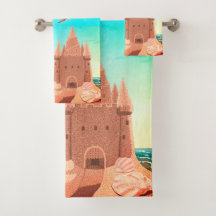 Conjunto de toalhas de Sandcastle Seagull