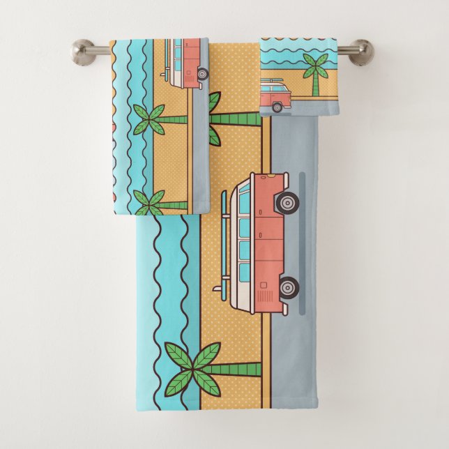 Conjunto de toalhas de Surfer de Localização Perso (Insitu)