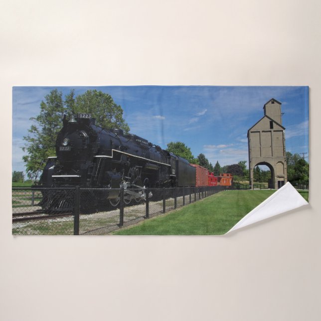 Conjunto de toalhas de trem Pere Marquette 1223 (Toalha de Banho)