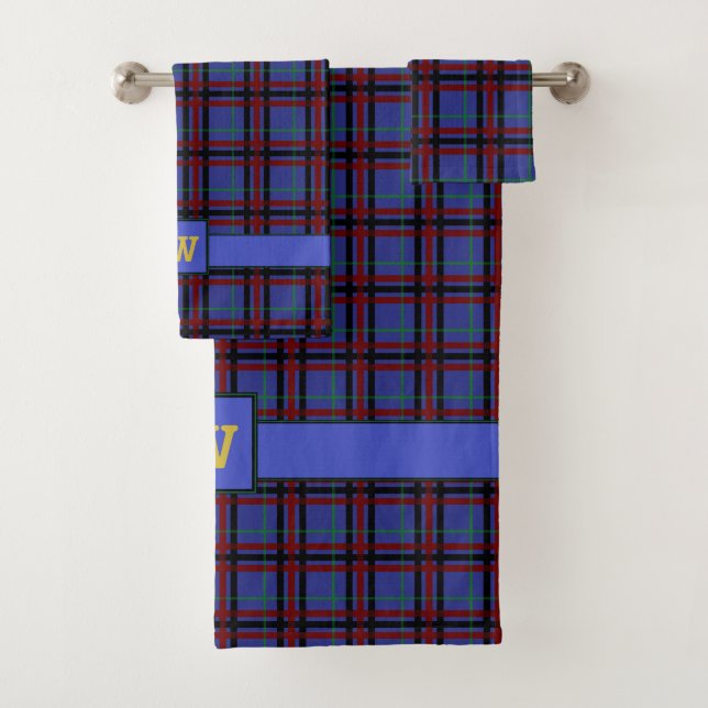 Conjunto de toalhas de Xadrez com tonel de joias (Insitu)