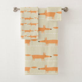 Conjunto De Toalhas Decência da Sala Moderna das Crianças Fox