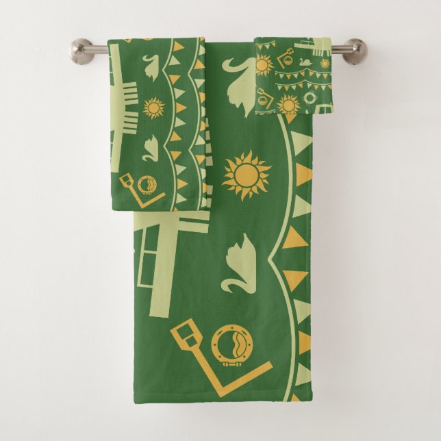 Conjunto De Toalhas Decoração E Presentes De Narrowboat (Insitu)