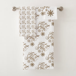 Conjunto De Toalhas Deixe nevar