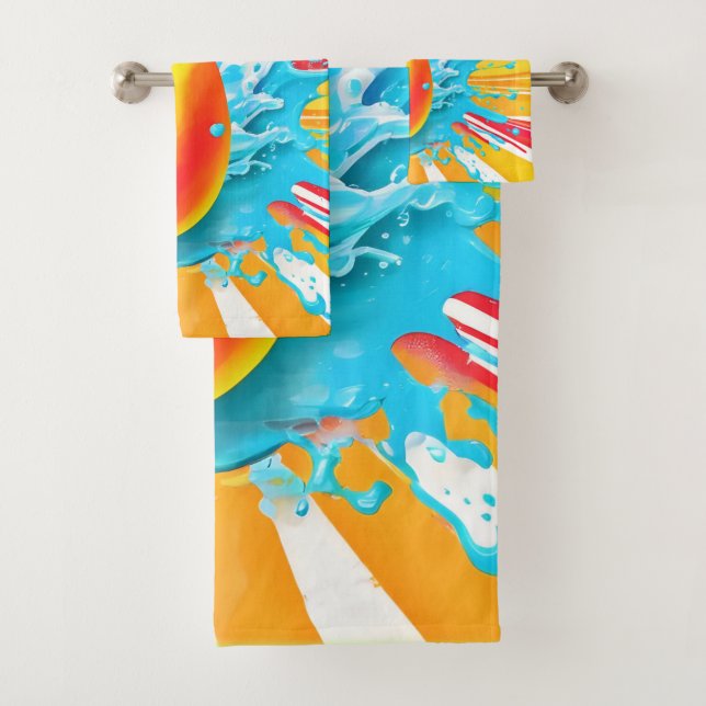 Conjunto De Toalhas Delícia de Splash de Mango (Insitu)