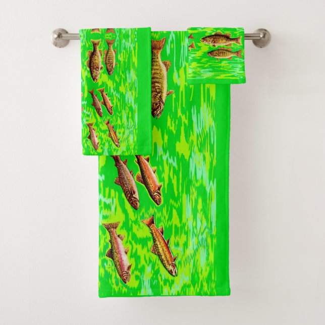 Conjunto De Toalhas demasiados peixes no mar (Insitu)