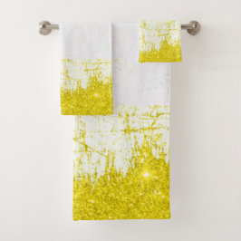 Conjunto De Toalhas Denim e brilho