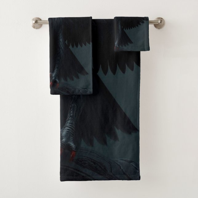 Conjunto De Toalhas „Der Nachtadler“ (Insitu)