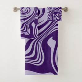 Conjunto De Toalhas Derramar - Roxo