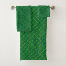 Conjunto De Toalhas Desenho de Amostras com Cruz de Natal para Amantes