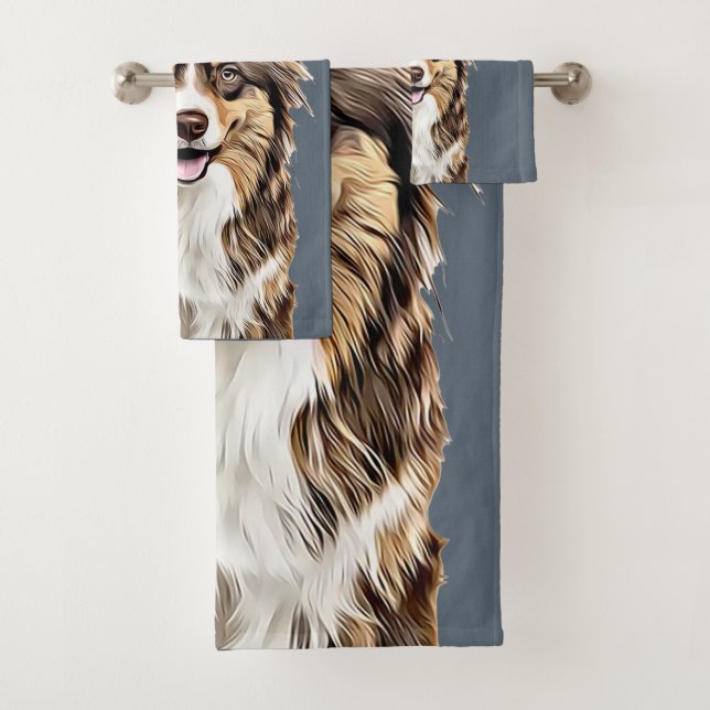 Conjunto De Toalhas Desenho Personalizado de Cópulos de Borda Personal (Insitu)