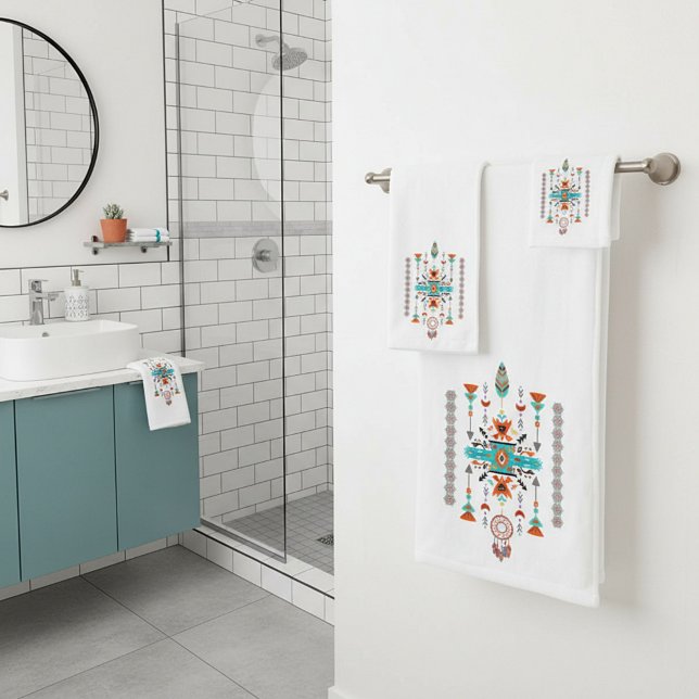 Conjunto De Toalhas desenho tribal (Criador carregado)